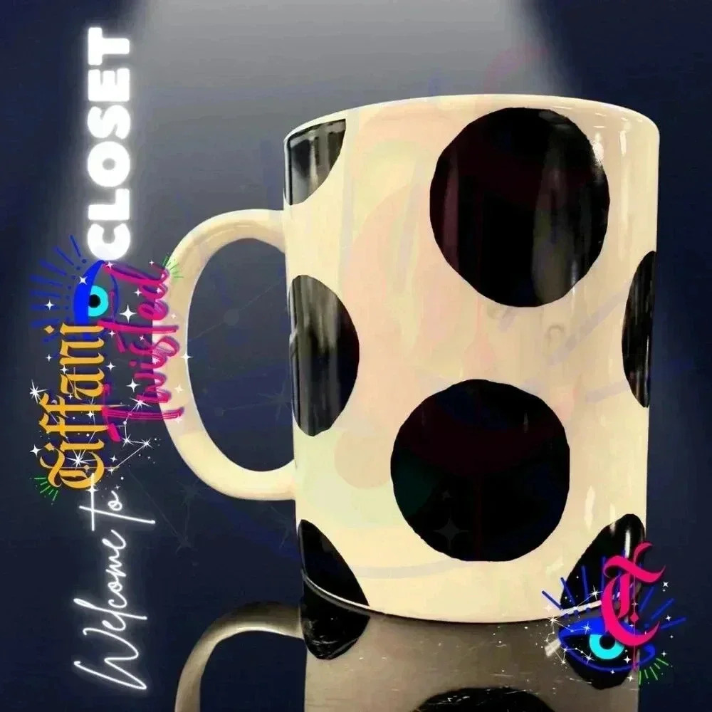 White Mug with Black Spots